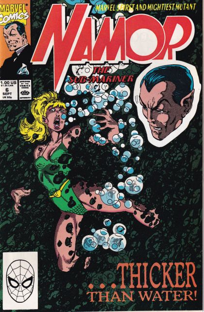 Namor, The Sub-Mariner Out of Sight Out of Mind |  Issue#6A | Year:1990 | Series: Sub-Mariner | Pub: Marvel Comics