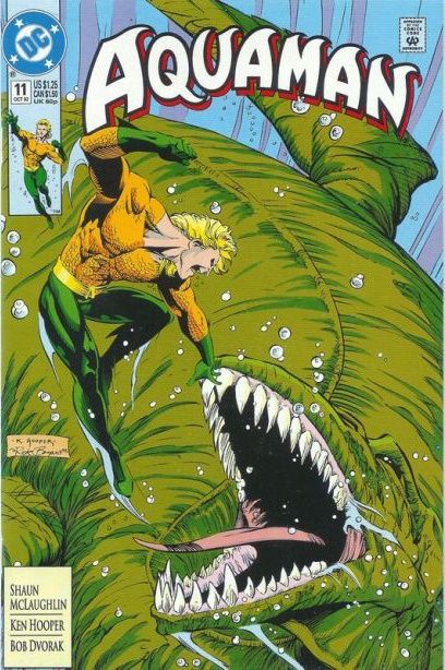 Aquaman Chasing One's Tail |  Issue#11 | Year:1992 | Series:  | Pub: DC Comics