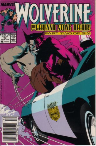 Wolverine, Vol. 2 The Gehenna Stone Affair, Part 2: Straits of San Francisco |  Issue#12B | Year:1989 | Series: Wolverine | Pub: Marvel Comics