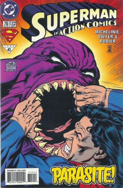 Action Comics, Vol. 1 Doc Parasite! |  Issue#715A | Year:1995 | Series:  | Pub: DC Comics