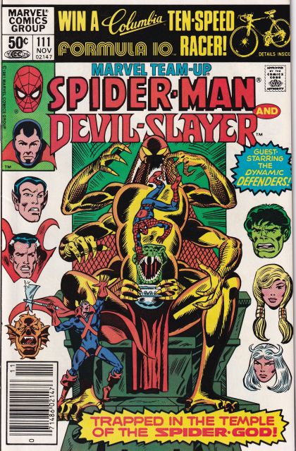 Marvel Team-Up, Vol. 1 Spider-Man and Devil-Slayer: Of Spiders and Serpents! |  Issue#111B | Year:1981 | Series: Marvel Team-Up | Pub: Marvel Comics
