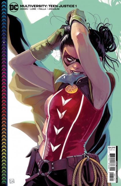 Multiversity: Teen Justice Will to Survive, Part One |  Issue#1B | Year:2022 | Series:  | Pub: DC Comics | Stephanie Hans Card Stock Cover