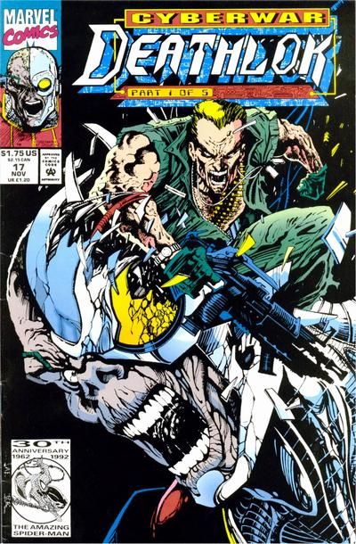 Deathlok, Vol. 2 Cyberwar, Part 1: The Search for Humanity |  Issue#17A | Year:1992 | Series: Deathlok | Pub: Marvel Comics |