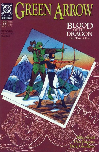 Green Arrow, Vol. 2 Blood of the Dragon, Part 2: Hikiwake |  Issue#22 | Year:1989 | Series: Green Arrow | Pub: DC Comics |