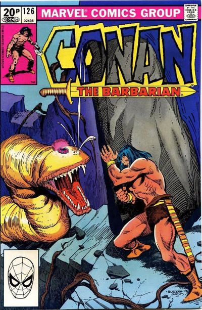 Conan the Barbarian, Vol. 1 The Blood Red Eye of Truth |  Issue#126C | Year:1981 | Series: Conan |  UK Price Variant