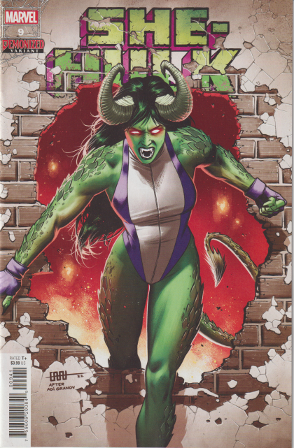 She-Hulk, Vol. 4  |  Issue#9D | Year:2022 | Series:  | Pub: Marvel Comics | Cafu Variant