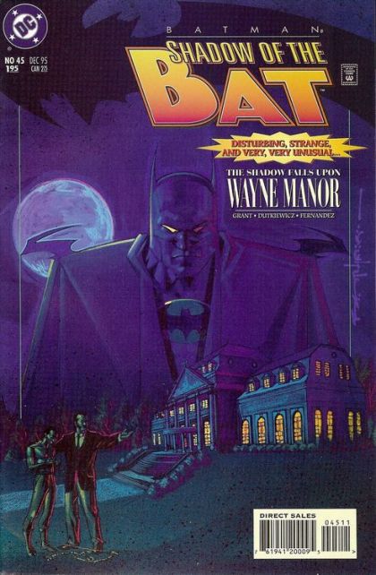 Batman: Shadow of the Bat Wayne Manor, Anatomy Of A Murder |  Issue#45A | Year:1995 | Series: Batman | Pub: DC Comics