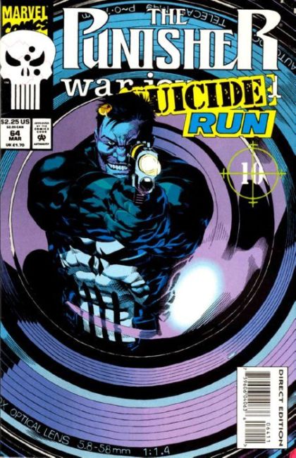 Punisher War Journal, Vol. 1 Suicide Run - Part 10: Everything Changes |  Issue#64A | Year:1994 | Series: Punisher |