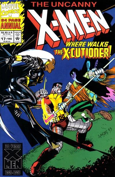 The Uncanny X-Men Annual The Gift Goodbye / Of Kings And Queens And Promises |  Issue#17A | Year:1993 | Series: X-Men | Pub: Marvel Comics