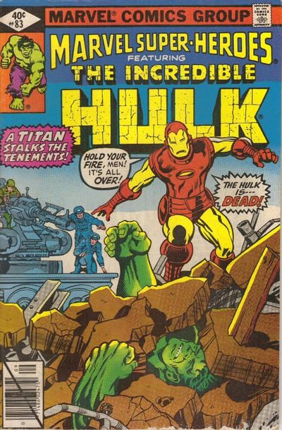 Marvel Super-Heroes, Vol. 1 A Titan Stalks The Tenements! |  Issue#83A | Year:1979 | Series:  | Pub: Marvel Comics