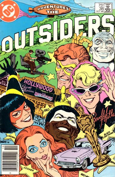 Adventures of the Outsiders Many Brave Hearts Are Asleep In The Deep... / Welcome To L.A.! |  Issue#38B | Year:1986 | Series: Outsiders | Newsstand Edition