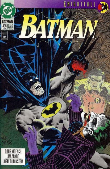 Batman, Vol. 1 Knightfall - Part 9: Die Laughing |  Issue#496A | Year:1993 | Series: Batman | Pub: DC Comics