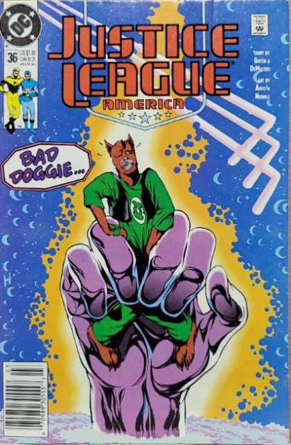 Justice League / International / America Gnort By Gnortwest |  Issue#36B | Year:1990 | Series: Justice League | Pub: DC Comics