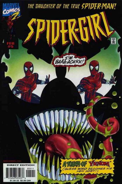 Spider-Girl, Vol. 1 A Touch Of Venom! |  Issue#5A | Year:1998 | Series:  | Pub: Marvel Comics |
