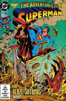 The Adventures of Superman The Blaze/Satanus War - Sibling Rivalry |  Issue