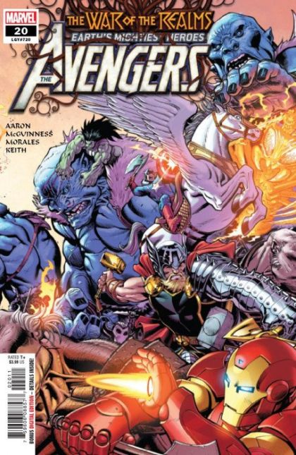 Avengers, Vol. 8 War of the Realms - No Fun |  Issue#20A | Year:2019 | Series: Avengers | Pub: Marvel Comics | Regular Ed McGuinness Cover