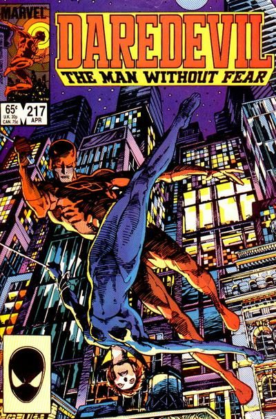 Daredevil, Vol. 1 The Sight Stealer |  Issue#217A | Year:1985 | Series: Daredevil | Pub: Marvel Comics