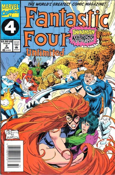 Fantastic Four Unlimited Pope Must Die! |  Issue#2B | Year:1993 | Series: Fantastic Four |