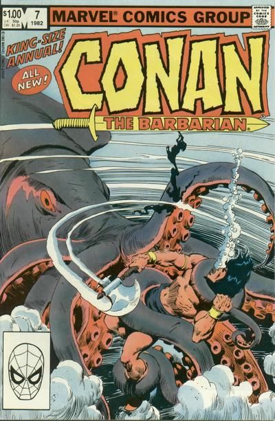 Conan the Barbarian Annual  |  Issue#7A | Year:1982 | Series: Conan | Pub: Marvel Comics | Direct Edition