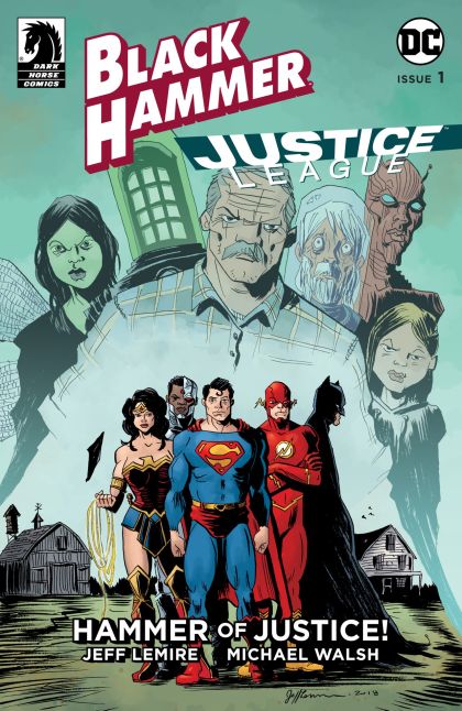 Black Hammer / Justice League  |  Issue#1E | Year:2019 | Series:  | Pub: Dark Horse Comics | Jeff Lemire Variant