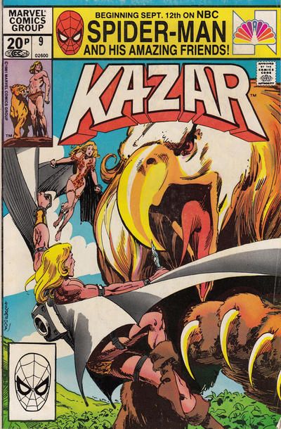 Ka-Zar, Vol. 3 Toward Shadowed Places |  Issue#9C | Year:1981 | Series: Ka-Zar | Pub: Marvel Comics