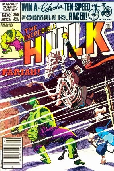 The Incredible Hulk, Vol. 1 And They Called the Wind Pariah! |  Issue#268B | Year:1982 | Series: Hulk | Pub: Marvel Comics | Newsstand Edition
