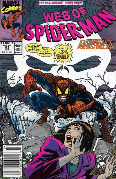 Web of Spider-Man, Vol. 1 Clouds From a Distant Storm |  Issue#63B | Year:1990 | Series: Spider-Man |