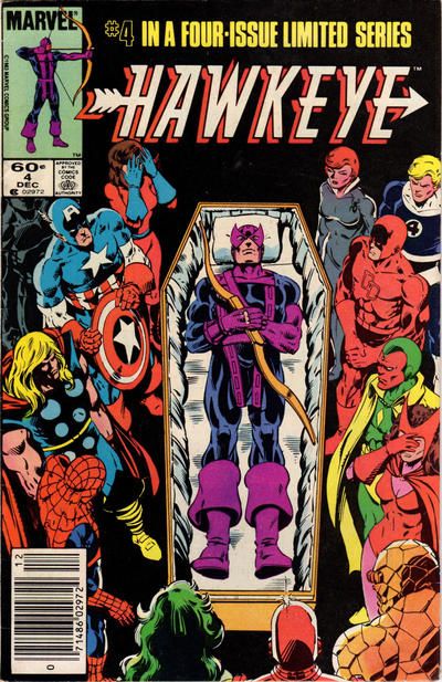 Hawkeye, Vol. 1 Till Death Do Us Part |  Issue#4B | Year:1983 | Series: Hawkeye | Pub: Marvel Comics