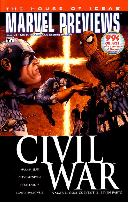 Marvel Previews, Vol. 1 Civil War |  Issue#31 | Year:2006 | Series: Marvel Previews | Pub: Marvel Comics