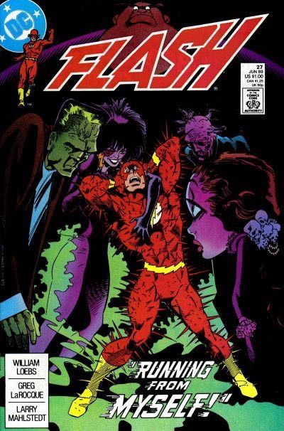 Flash, Vol. 2 Running From Myself |  Issue#27A | Year:1989 | Series: Flash | Pub: DC Comics