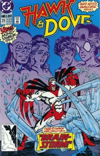 Hawk & Dove, Vol. 3 Divergence |  Issue#25A | Year:1991 | Series: Teen Titans | Pub: DC Comics