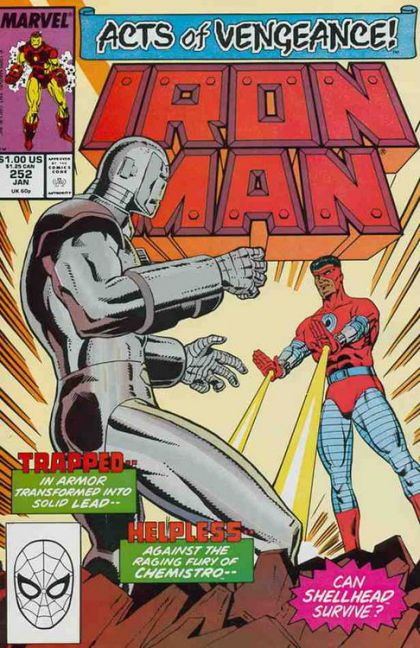 Iron Man, Vol. 1 Acts of Vengeance - Apothecary Now |  Issue#252A | Year:1989 | Series: Iron Man | Pub: Marvel Comics
