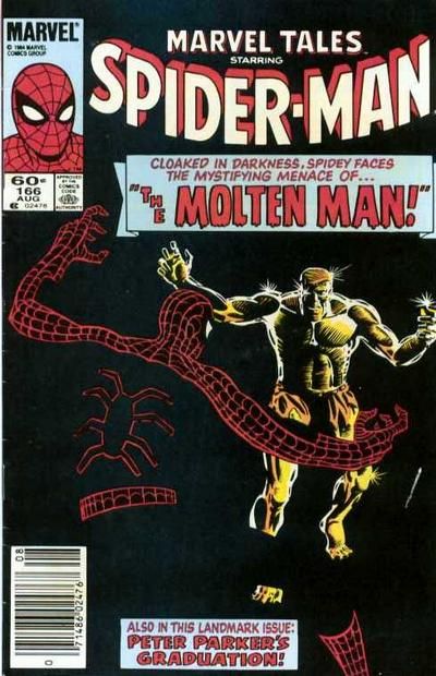 Marvel Tales, Vol. 2 The Menace of the Molten Man |  Issue#166B | Year:1984 | Series: Spider-Man | Pub: Marvel Comics |