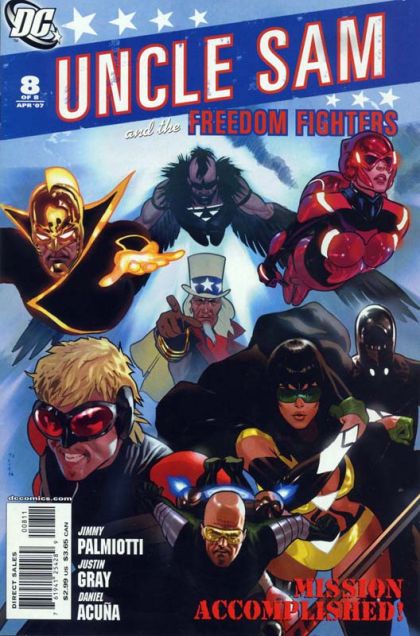 Uncle Sam and the Freedom Fighters, Vol. 1 Liberty and Justice for All |  Issue#8 | Year:2007 | Series:  | Pub: DC Comics