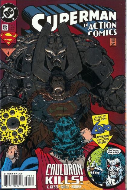 Action Comics, Vol. 1 Cauldron |  Issue#695C | Year:1994 | Series:  | Pub: DC Comics