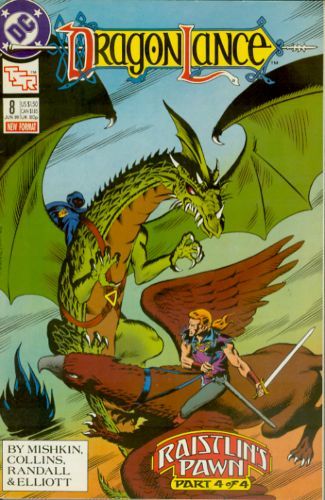 Dragonlance Raistlin's Pawn, Part 4: The Evil Within |  Issue#8A | Year:1989 | Series: Dragonlance | Pub: DC Comics |