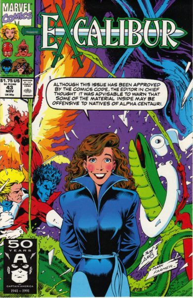 Excalibur, Vol. 1 Home Comforts or Who Exploded the Toilet? |  Issue#43A | Year:1991 | Series: Excalibur | Pub: Marvel Comics