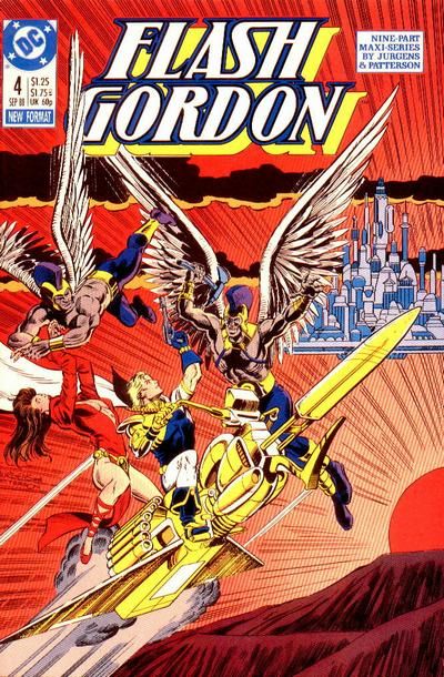 Flash Gordon (DC) Decisions and Blood! |  Issue#4 | Year:1988 | Series: Flash Gordon | Pub: DC Comics