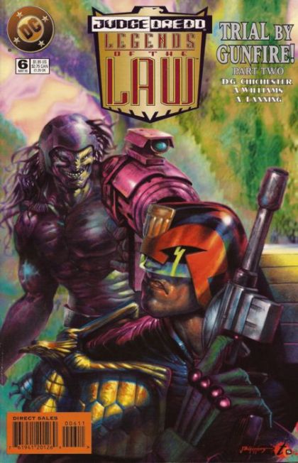 Judge Dredd: Legends of the Law Trial by Gunfire, Part Two: Insect Politics |  Issue#6 | Year:1995 | Series: Judge Dredd | Pub: DC Comics