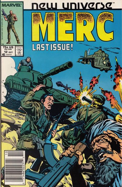 Mark Hazzard: Merc Afghan Strike |  Issue#12B | Year:1987 | Series: New Universe |  Newsstand Edition