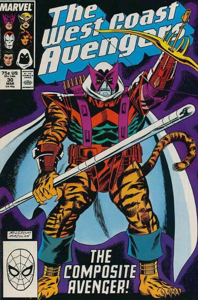 The West Coast Avengers, Vol. 2 None So Blind... |  Issue#30A | Year:1988 | Series:  |
