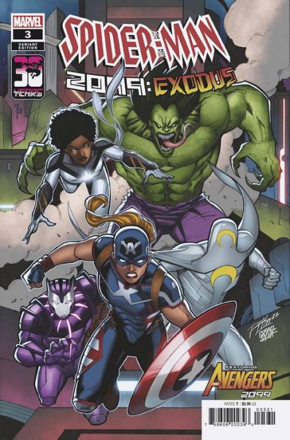 Spider-Man 2099: Exodus Part III <three> |  Issue#3C | Year:2022 | Series:  | Pub: Marvel Comics