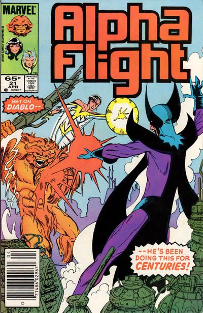 Alpha Flight, Vol. 1 "Love Wrought New Alchemy..." |  Issue#21B | Year:1985 | Series: Alpha Flight |