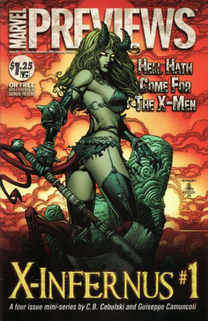 Marvel Previews, Vol. 1 X-Infernus #1 |  Issue#62 | Year:2008 | Series: Marvel Previews | Pub: Marvel Comics