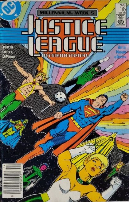 Justice League / International / America Millennium - Week 5, Soul Of The Machine / ...Back At The Ranch |  Issue#10B | Year:1988 | Series: Justice League | Pub: DC Comics