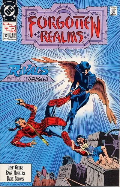 Forgotten Realms (DC Comics and TSR, Inc.) Triangles, Part 2: Rivals |  Issue#12A | Year:1990 | Series: Forgotten Realms | and TSR, Inc.