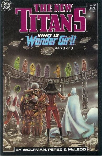 The New Titans Who is Wonder Girl?, Trackdown |  Issue#52 | Year:1989 | Series: Teen Titans | Pub: DC Comics
