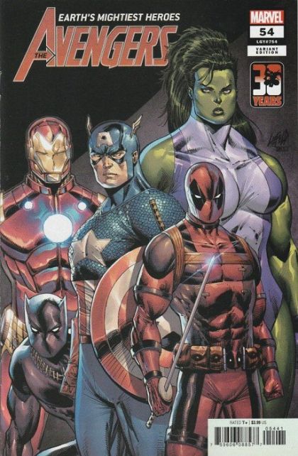 Avengers, Vol. 8 Judgment Day - The Death Hunters, (Conclusion): Even Thunder Can Burn, Even Deathloks Can Die |  Issue#54D | Year:2022 | Series: Avengers | Pub: Marvel Comics