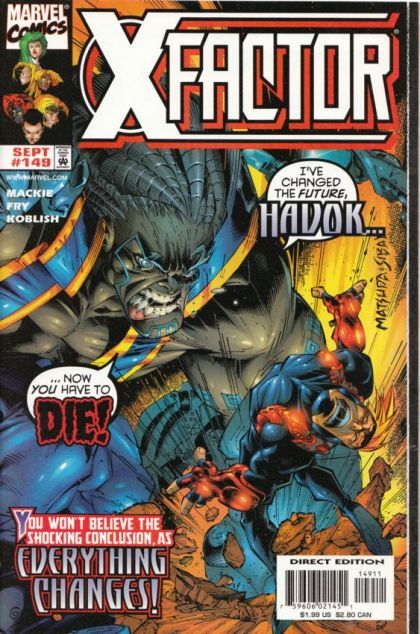 X-Factor Times Change |  Issue#149A | Year:1998 | Series: X-Factor | Pub: Marvel Comics