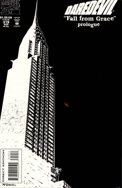 Daredevil, Vol. 1 Fall From Grace, Temptation |  Issue#319C | Year:1993 | Series: Daredevil | Pub: Marvel Comics | Second Print